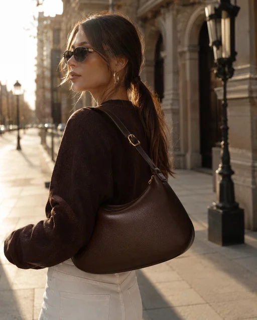 Handbag street style ad